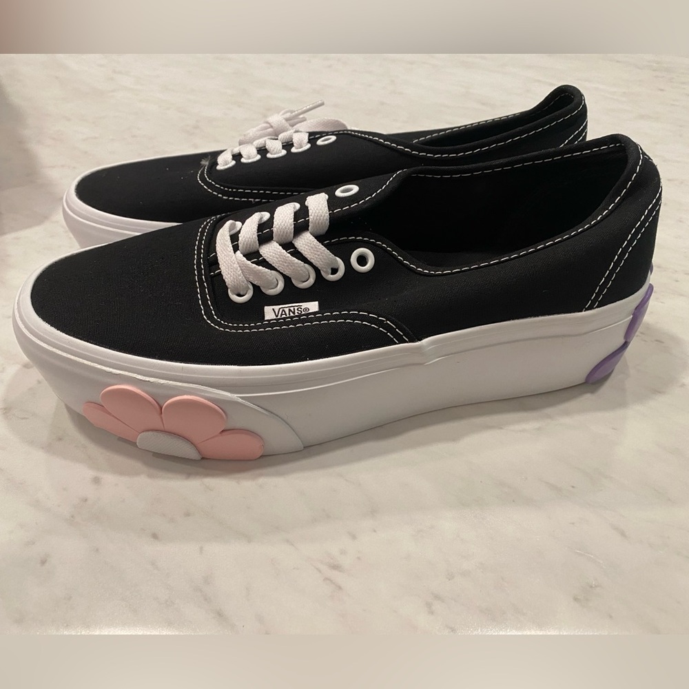 Vans Oversized Floral Stackform Shoes